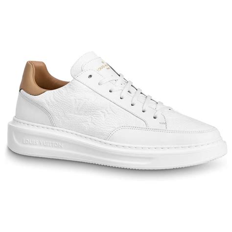 louis vuitton sneakers white yellow|all white louis vuitton sneakers.